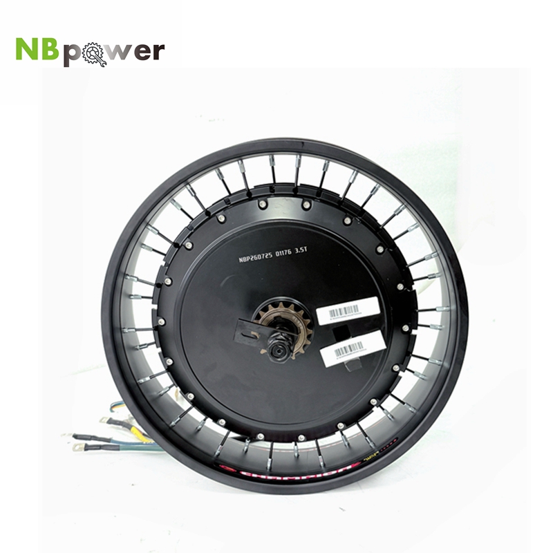 72V 8000W Brushless Hub Motor - NBpower/QS V3 273 40H Motorfiets 20/24/26x4.0