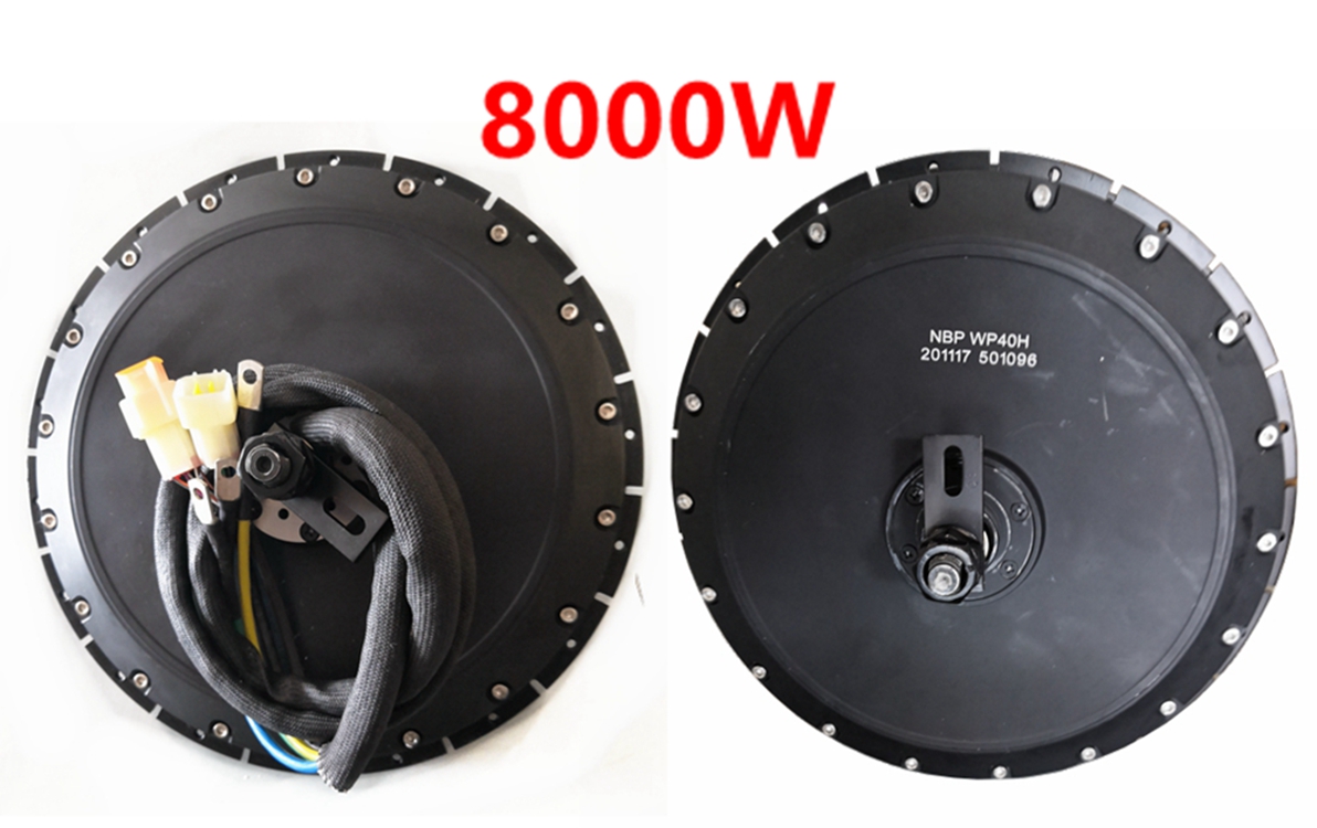 72V 8000W Brushless Hub Motor - US Voorraad QS273 40H Piek 8000W