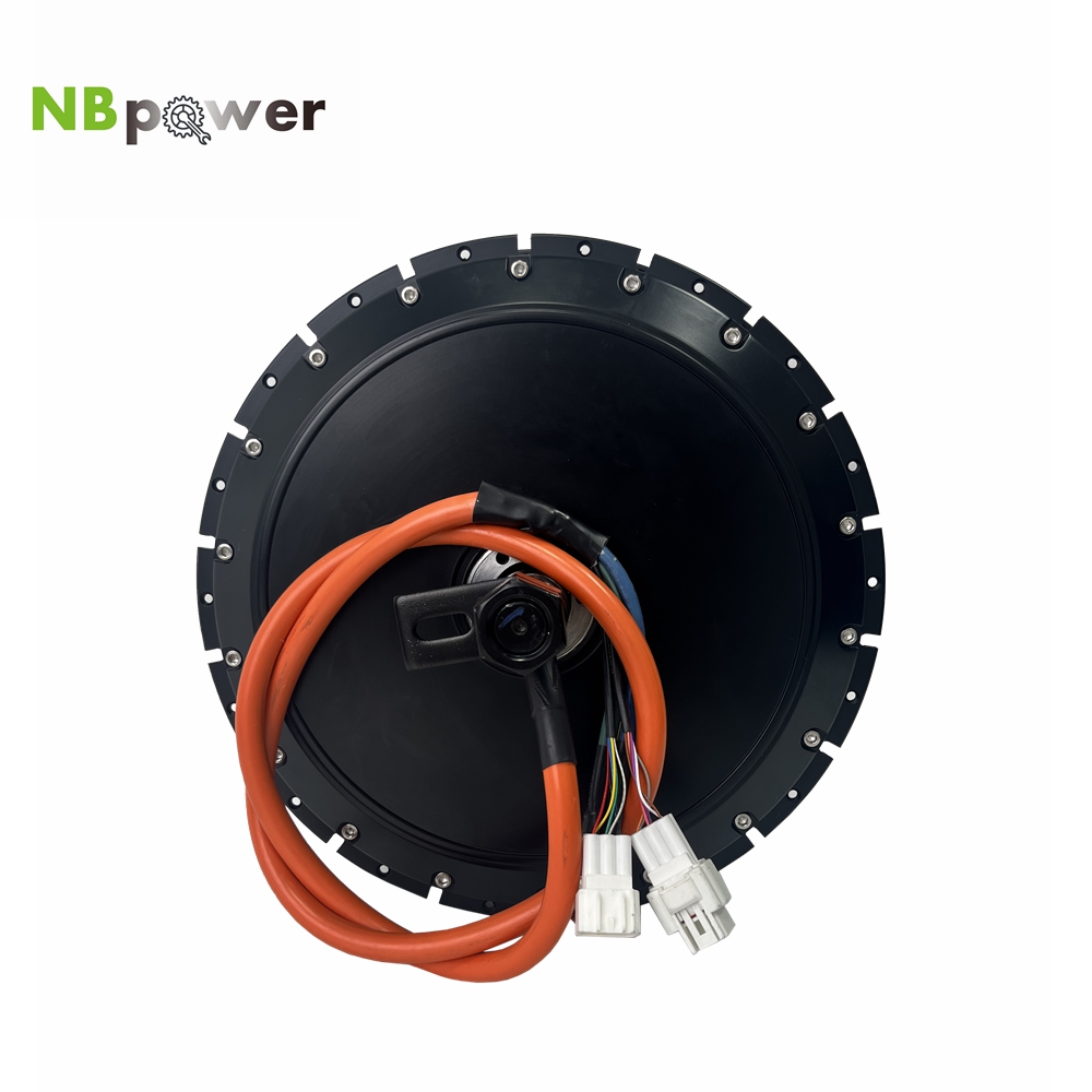 72V 8000W Brushless Hub Motor - NBpower 18x22mm As 40H QS 273