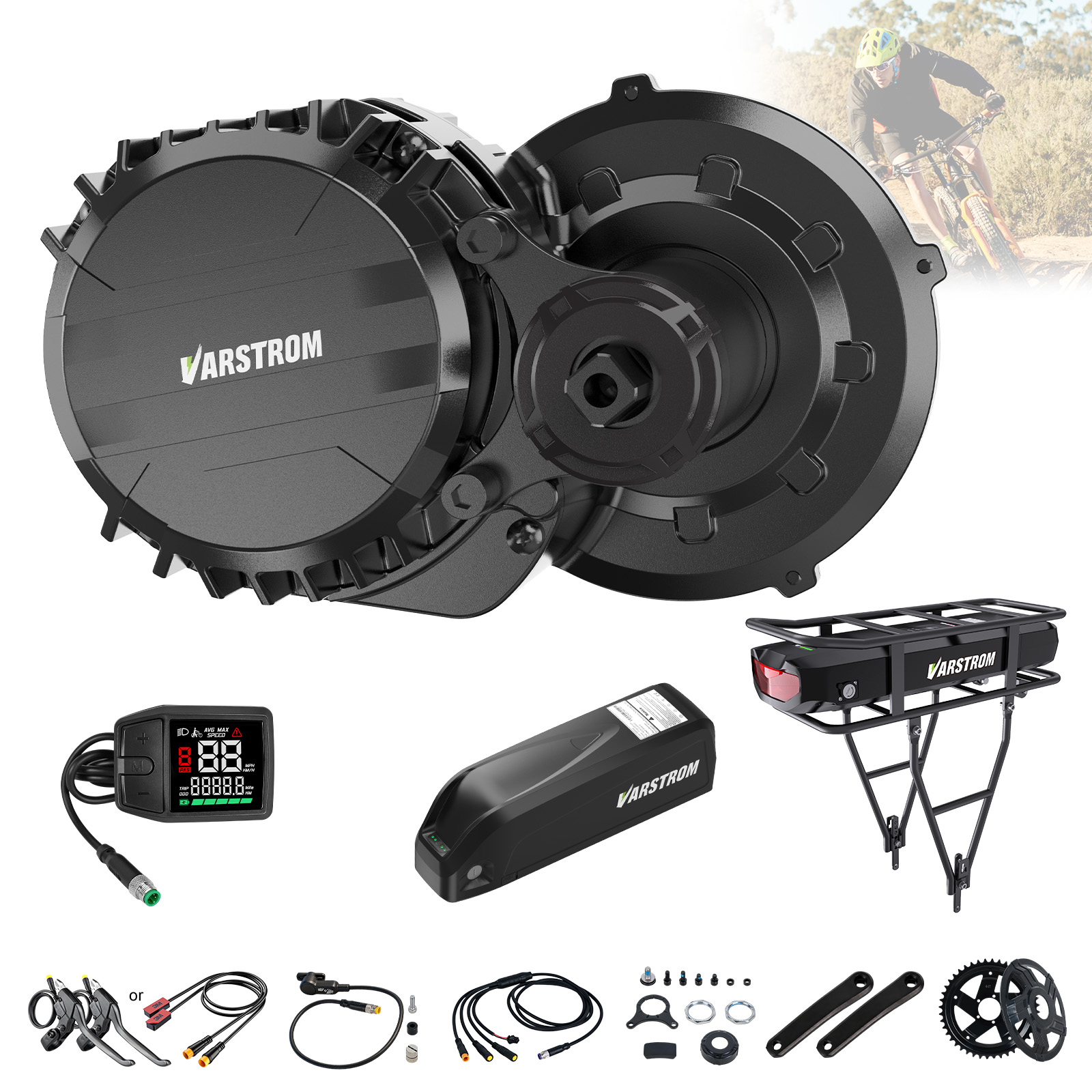 Torque Sensor Mid Drive Motor Kit - Varstrom 750W Mid-Motor Kit Torque Sensor