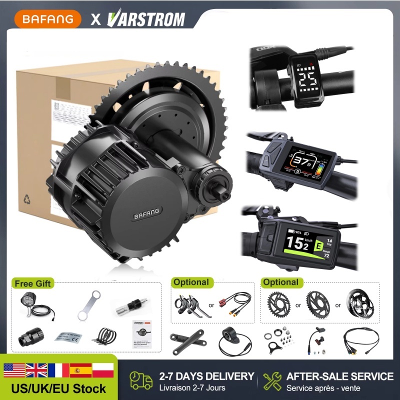 Side Hung Mid Drive Motor Kit - Bafang 48V 750W Motorkit BBS02 BBS02B
