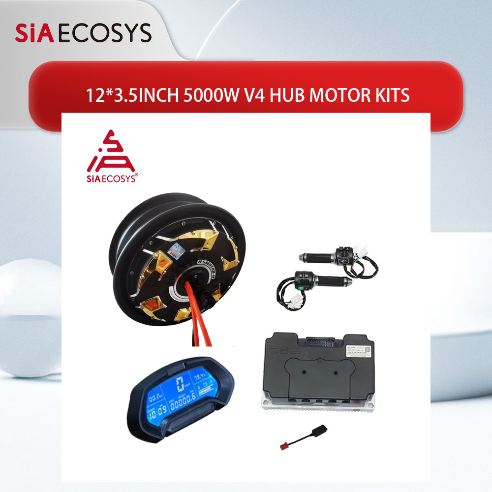 5000W Hub Motor Kit 72V - QS Motor 12*3.5inch 5000W V4 72V