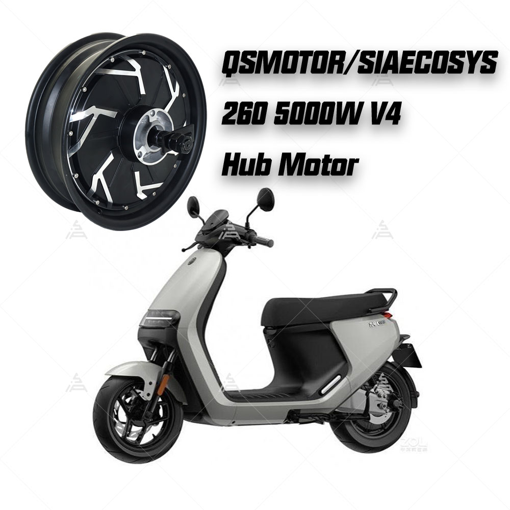 Direct Drive Hub Motor 72V 5000W - QSMotor QS260 V4 5000W Naafmotor 72V