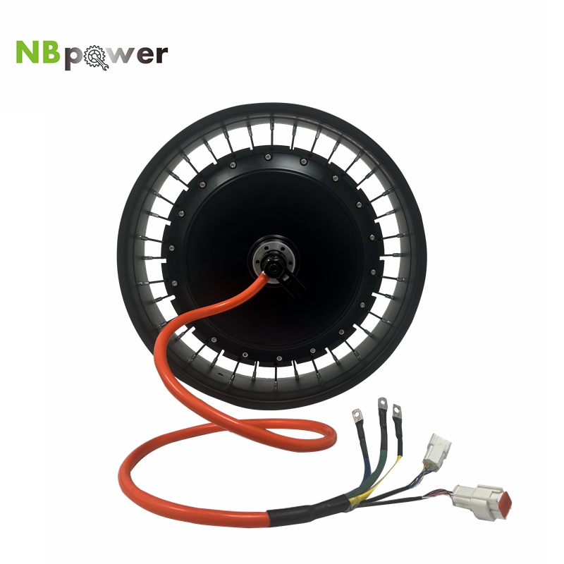 72V 8000W Brushless Hub Motor - NBpower/QS273 40H 20x4/24x4/26x4 nominaal 72V 4000W