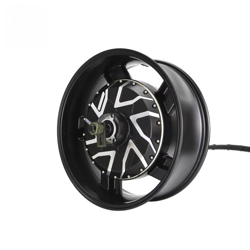 Hot selling: 17X6.0 Inch 273 1 - 12000W Electric Motorcycle Hub Motor recensie en prijs