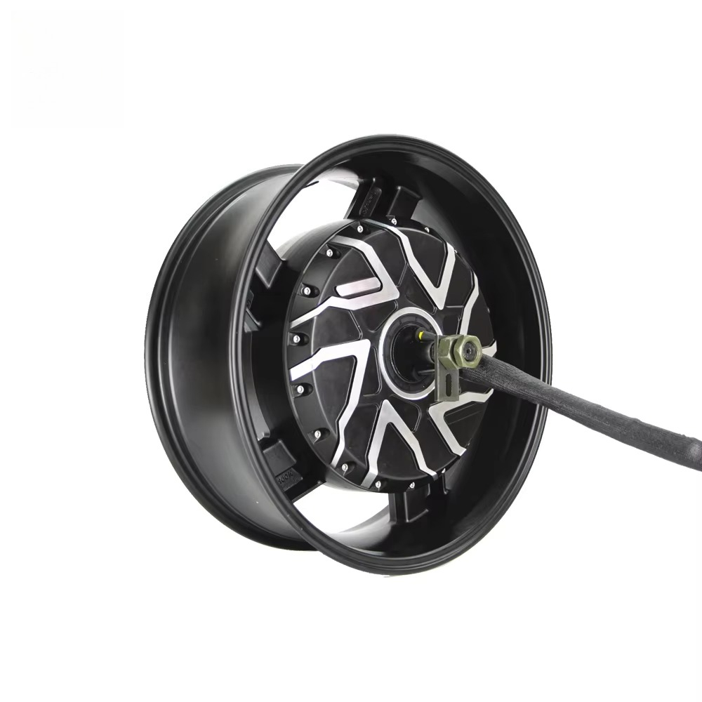 Hot selling: 17X6.0 Inch 273 1 - 12000W Electric Motorcycle Hub Motor recensie en prijs