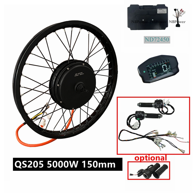 NBpower/QS205 V3 72V 5000W E-b - 5000W Hub Motor Kit 72V recensie en prijs