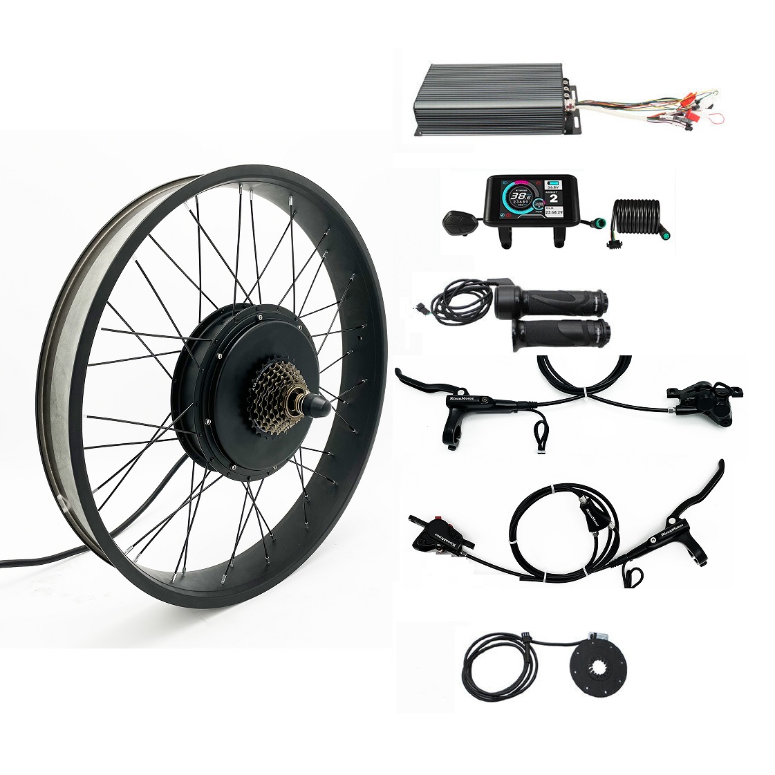 48V-72V 100A 5000W eBike Fat W - 5000W Hub Motor Kit 72V recensie en prijs