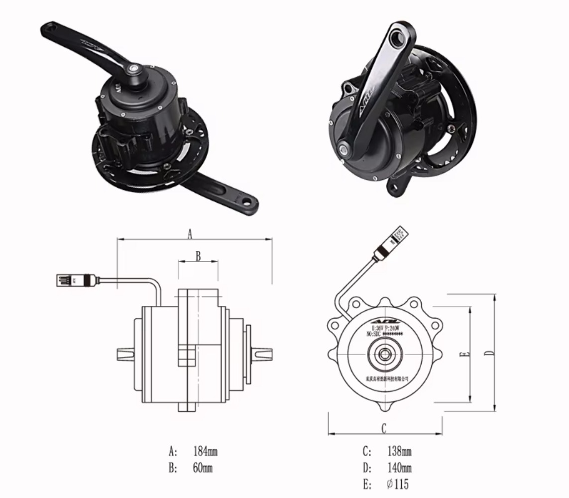 Koppel Sensor E Bike Mid Drive - Torque Sensor Mid Drive Motor Kit recensie en prijs
